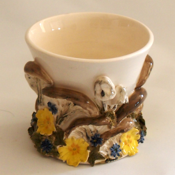 Primrose and Bracket Mushroom