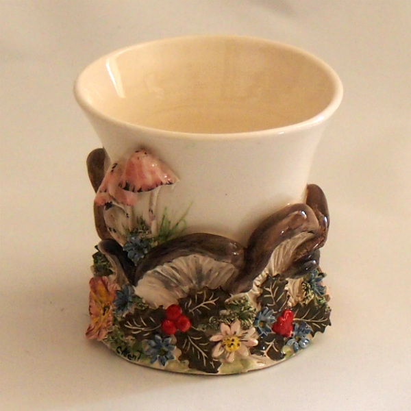 Primrose and Bracket Mushroom, Holly
