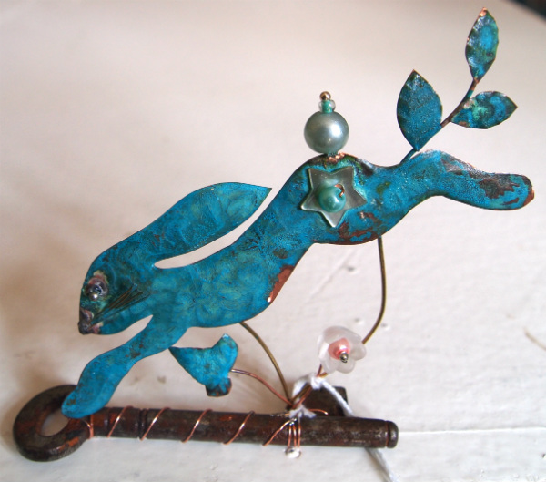 Leaping Hare on Key