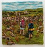 Hikers Heading Towards Vixen Tor, Dartmoor