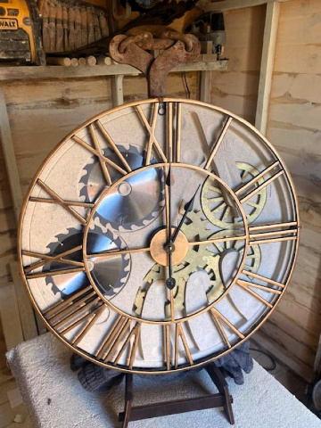 Hand Carved Pocket Watch