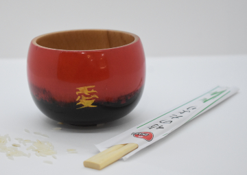 Japanese Laquered Rice Bowl