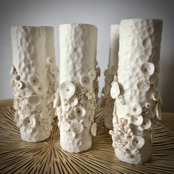 Coral Bud Vases