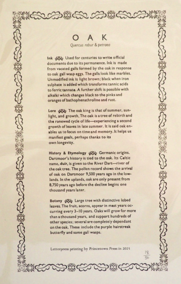 Broadsheet Oak, Hawthorn, On the Record