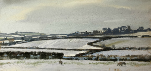 Snowy Pastures above Port Quinn, Cornwall
