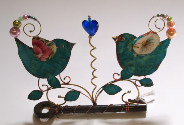 Lovebirds on Key