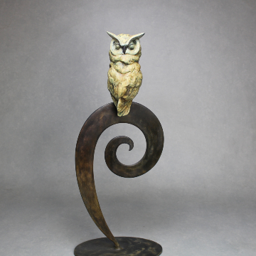 Owl on a Spiral