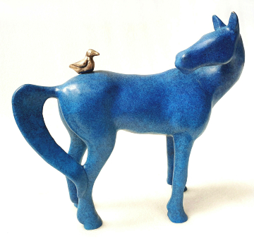 Horse with Bird 