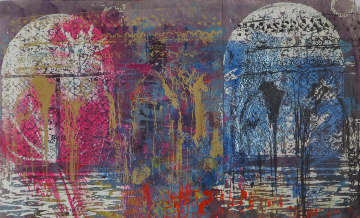 Poured on a dusty beam