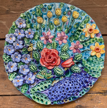 Spring Rose Wall Plaque