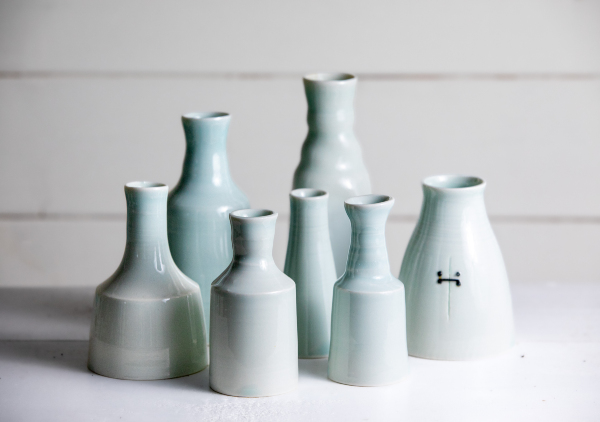 Thrown Stem Vases (Various)