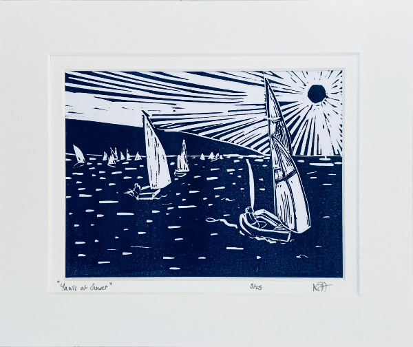 Yawls at Sunset
