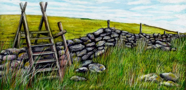 Ladder Stile Near Lydford Tor, Dartmoor
