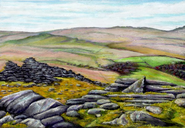 The View from Belstone Tor, Dartmoor 