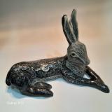 Black Floral Hare