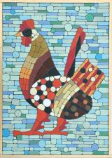 Polka Dot Rooster