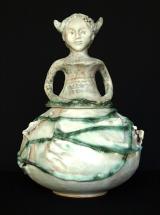 Female Deity Jar