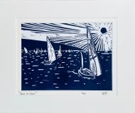 Yawls at Sunset