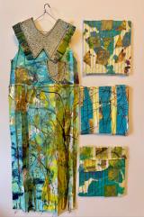 There the Green Lane Descends - Paper Dress