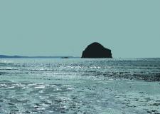 Gull Rock Trebarwith Strand 