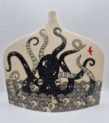 Octopus and Red Bird