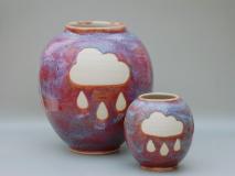 Rain Cloud Moon Jar