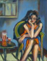 Woman in a Shaded Room