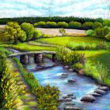 The Clapper Bridge, Postbridge, Dartmoor